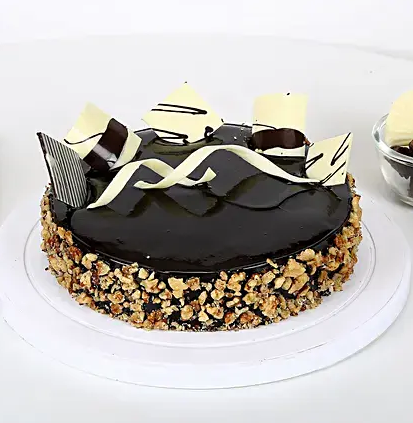 Chocolate Walnut Cake